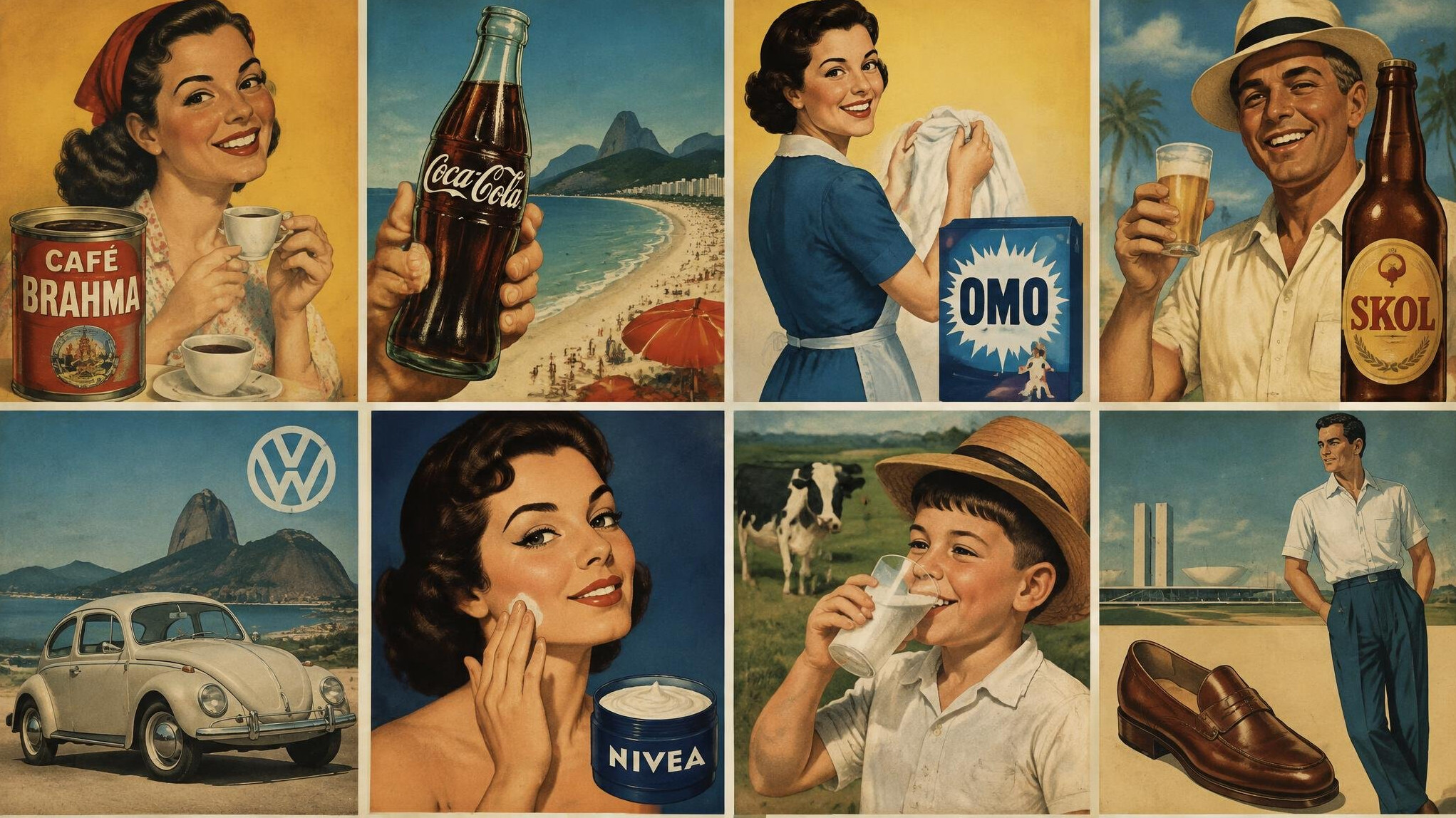brazilian vintage ads collection