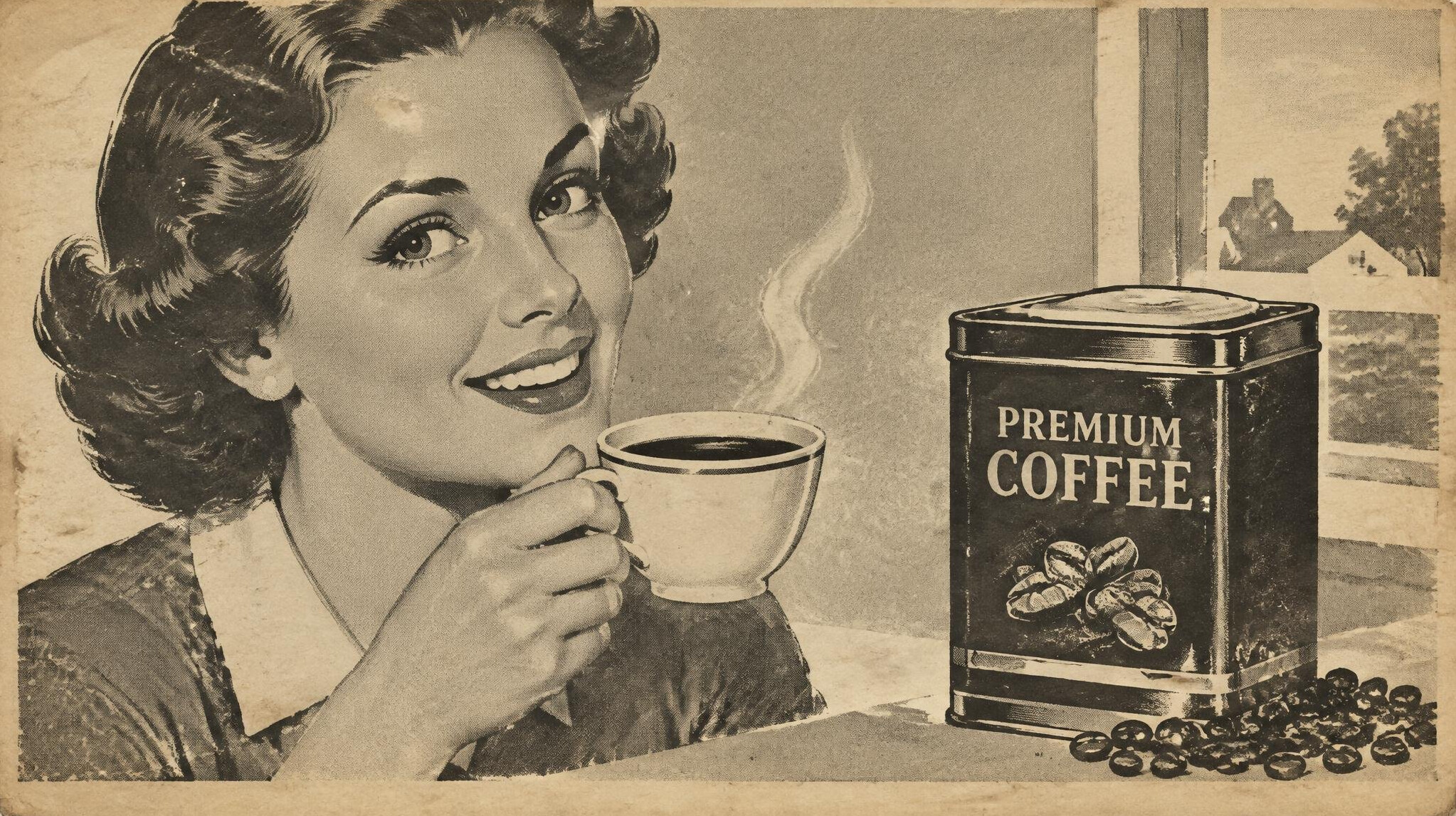 old newspaper advertisement