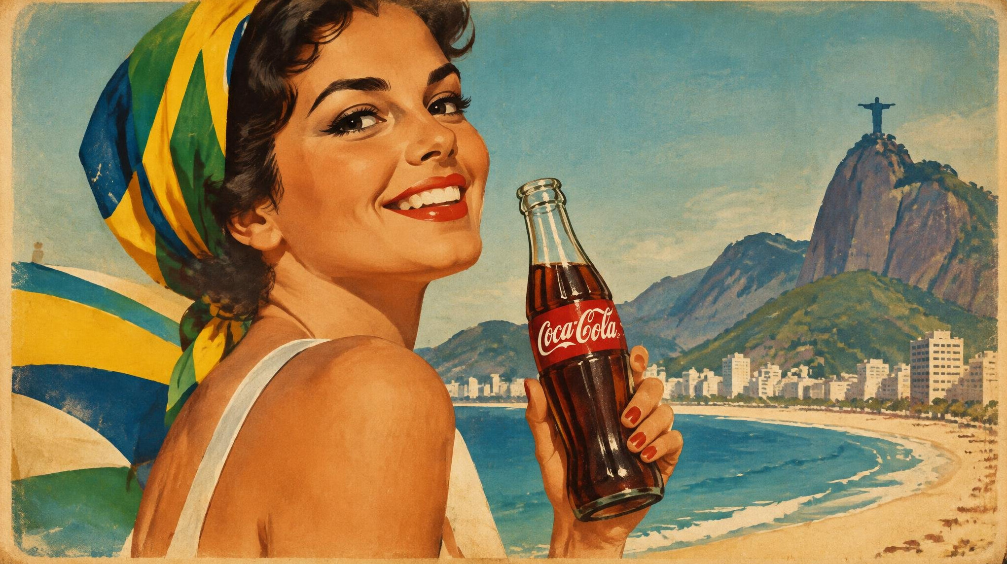 vintage brazilian advertisement