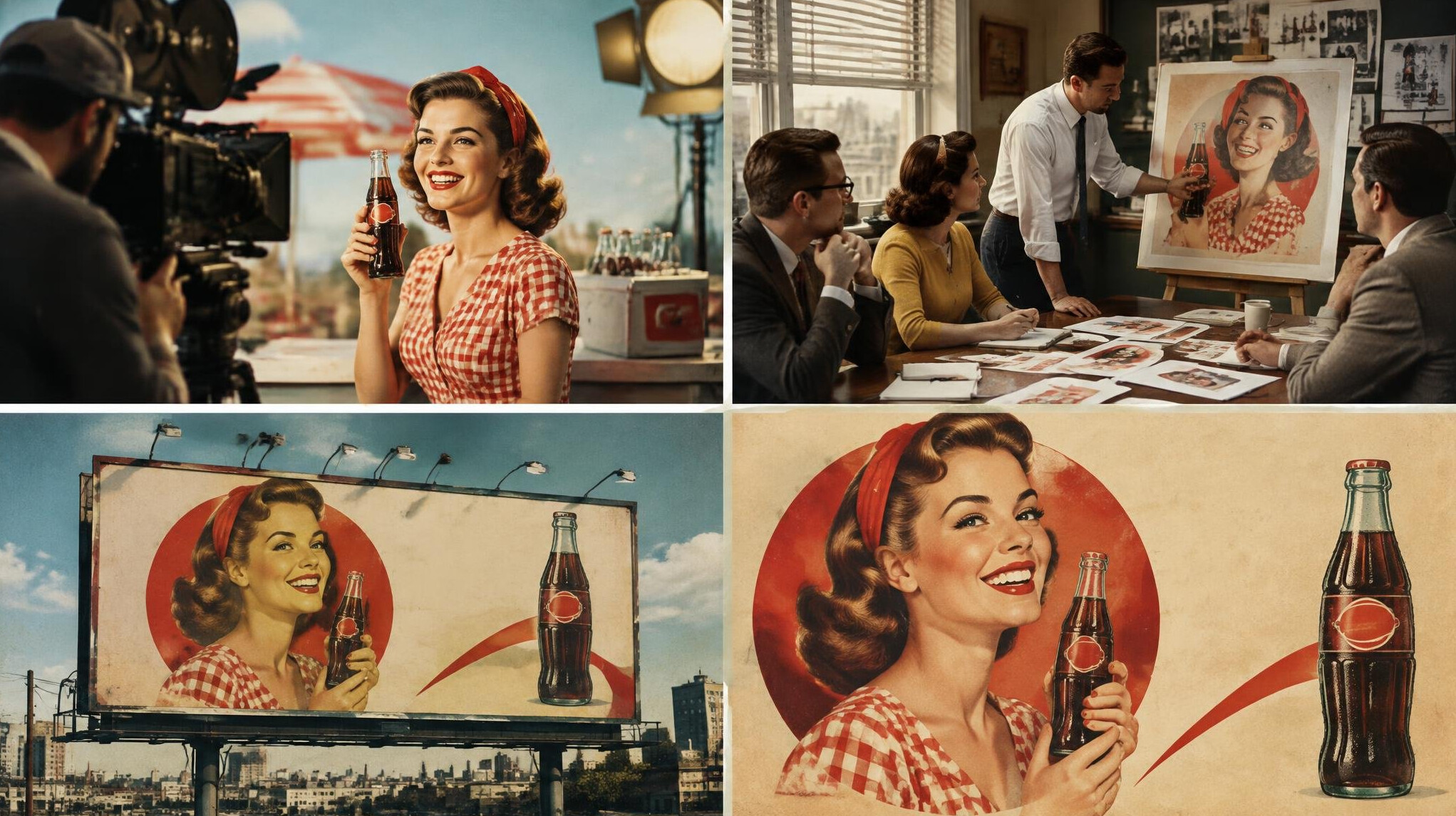 vintage soda ad campaign