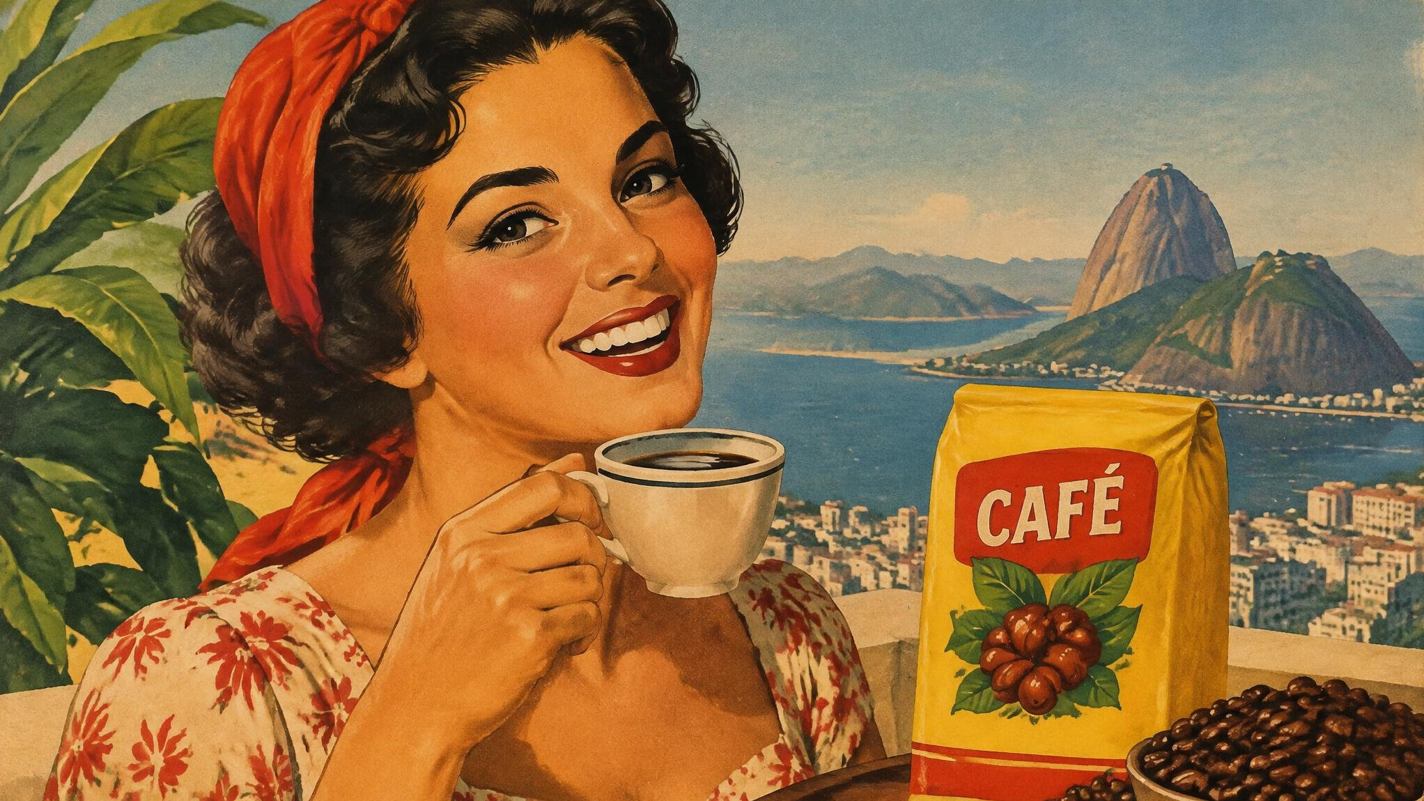 vintage brazilian advertisement