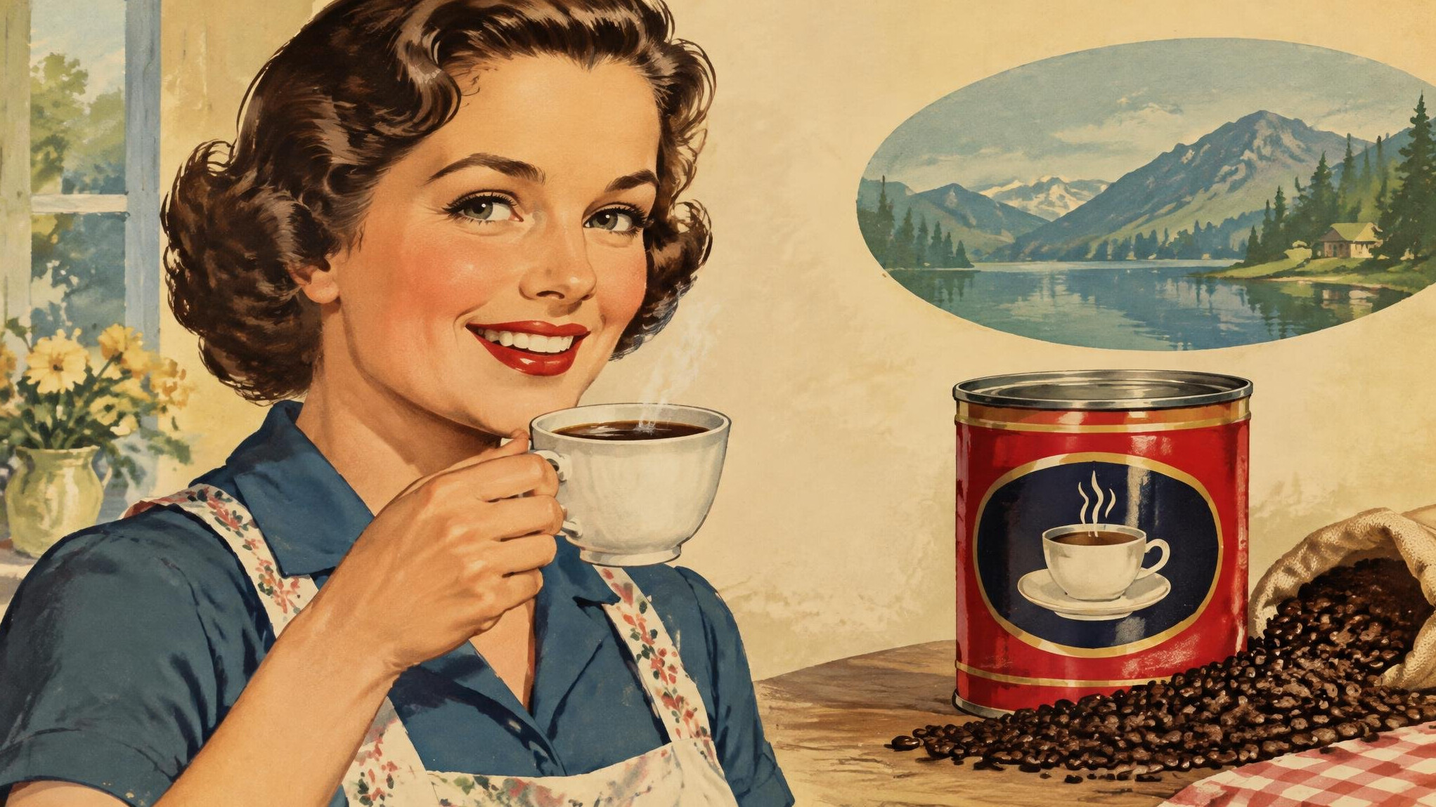 vintage advertisement poster