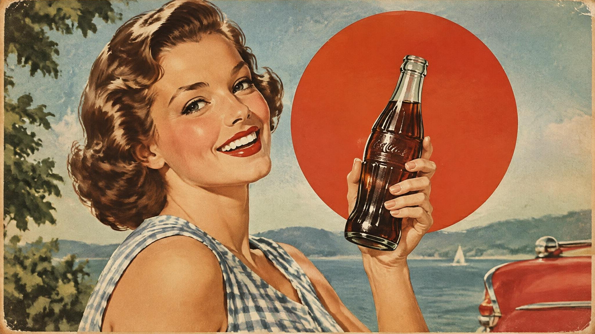 vintage advertisement poster